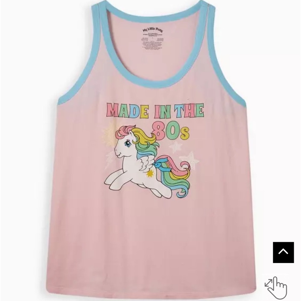My Little Pony Pink and Blue  Tank Top